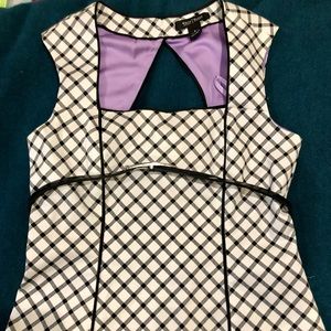 WHBM fitted strapless lined top